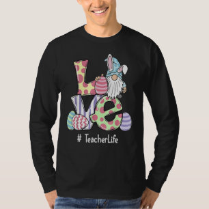 Liebe Lehrer Leben Osterfest Ei Jagdkorb T-Shirt