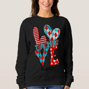 Liebe Lehrer Niedlichen Lehrer Lebensunterricht Le Sweatshirt