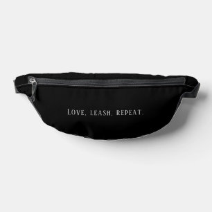 Liebe. Leine. Wiederholen. - Für Leckerlis und Kot Bauchtasche