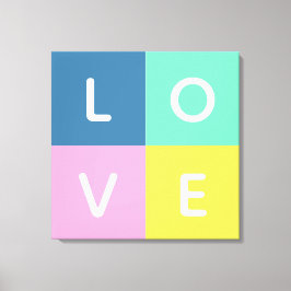 Liebe Leinwanddruck