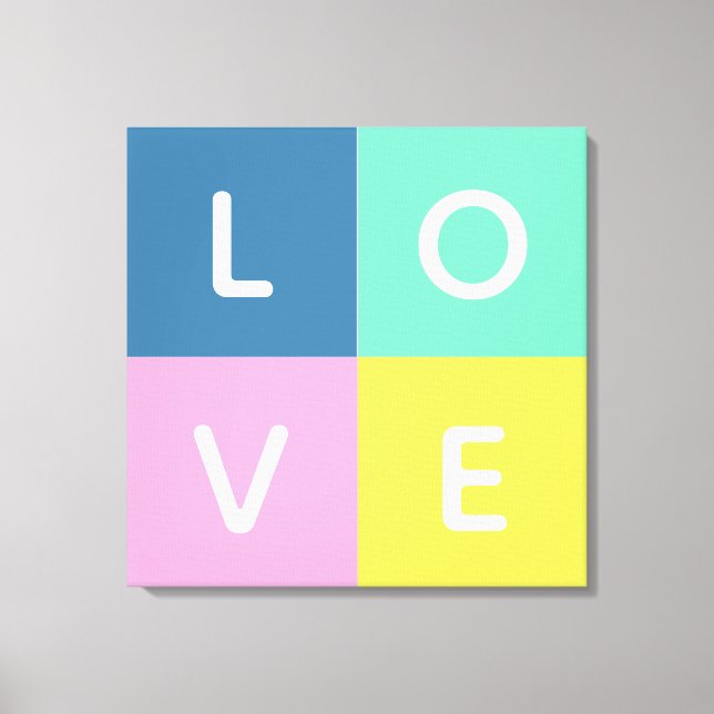 Liebe Leinwanddruck (Vorderseite)