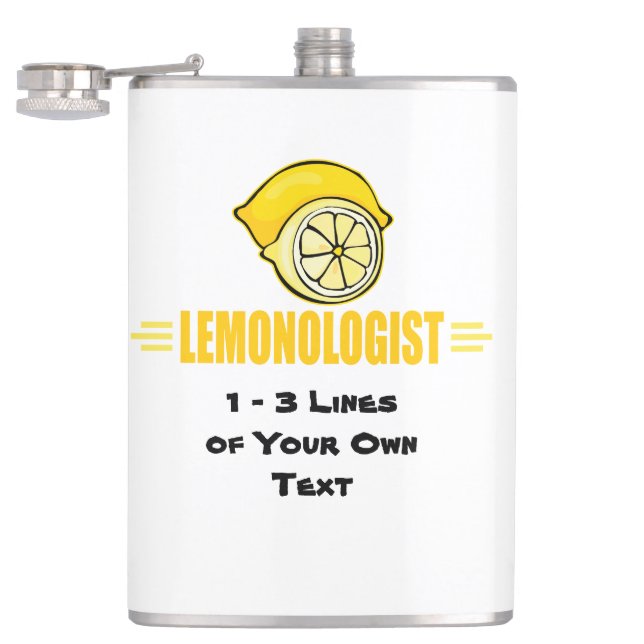 Liebe Lemon Flachmann (Geöffnet)