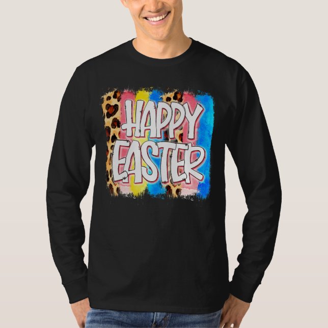 Liebe Leopard, glückliche Ostern T-Shirt (Vorderseite)