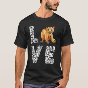 Liebe Leopard Kinkajou Night Walker Kinkajou Honey T-Shirt