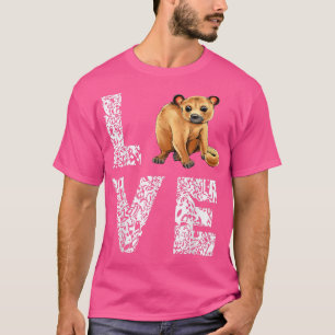 Liebe Leopard Kinkajou Night Walker Kinkajou Lover T-Shirt