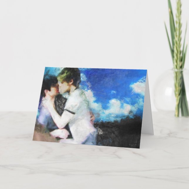 Liebe lernen feiertagskarte (Vorderseite)