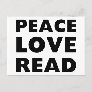 Liebe lesen postkarte