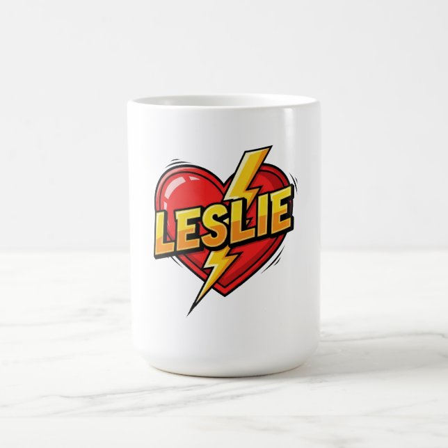 Liebe Leslie Kaffeetasse (Mittel)
