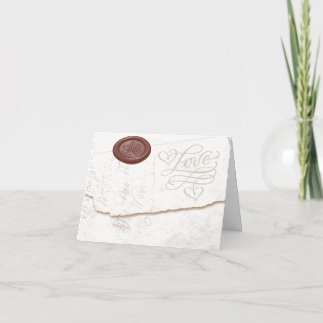 Liebe Letter Cards Feiertagskarte (Vorderseite)