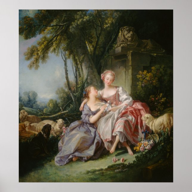 Liebe Letter - François Boucher Fine Art Poster (Vorne)