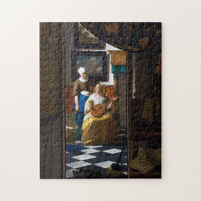 Liebe Letter, Johannes Vermeer Puzzle (Vertikal)