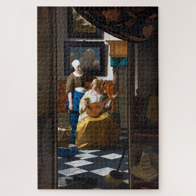 Liebe Letter, Johannes Vermeer Puzzle (Vertikal)