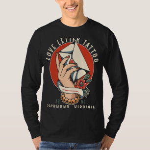Liebe Letter Tattoo Studio Richmond Old School T-Shirt