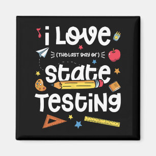 Liebe (letzter Tag) Staat-Test Magnet
