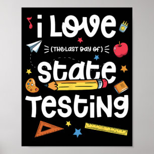 Liebe (letzter Tag) Staat-Test Poster