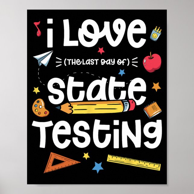 Liebe (letzter Tag) Staat-Test Poster (Vorne)