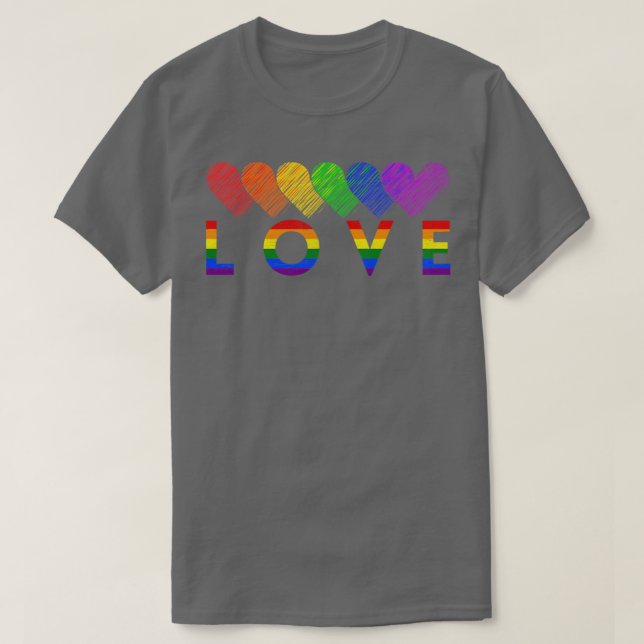 Liebe LGBT2 T-Shirt (Design vorne)
