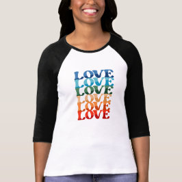 Liebe | LGBT-Regenbogen-Monat T-Shirt