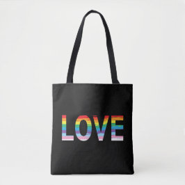 LIEBE LGBTQIA Regenbogenflagge, Pride Trendy Tote 