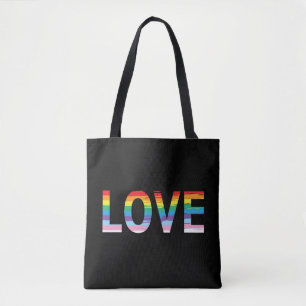 LIEBE LGBTQIA Regenbogenflagge, Pride Trendy Tote 