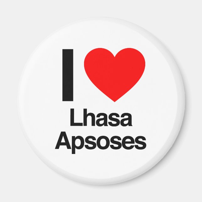 Liebe lhasa apsoses magnet (Vorne)