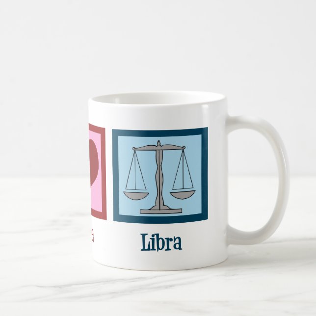Liebe Libra Kaffeetasse (Rechts)