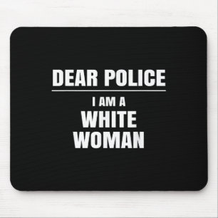 Liebe Lice Ich bin eine Weiße Shirt Funny Geschenk Mousepad