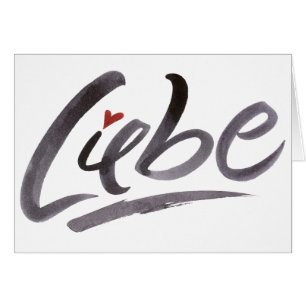 Liebe Liebe-Hertz-Herz Schoneschrift Beschriftung
