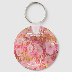 Liebe, liebe,kara,cher,käre,querido,text,Rose,fest Schlüsselanhänger