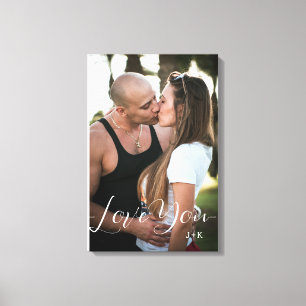 Liebe, Liebe Leinwanddruck