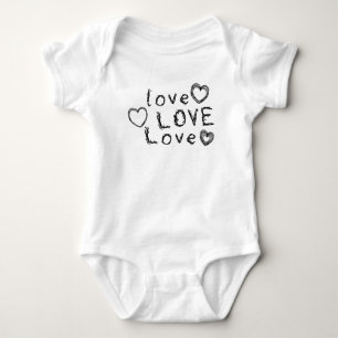 Liebe, Liebe, Liebe Baby Strampler