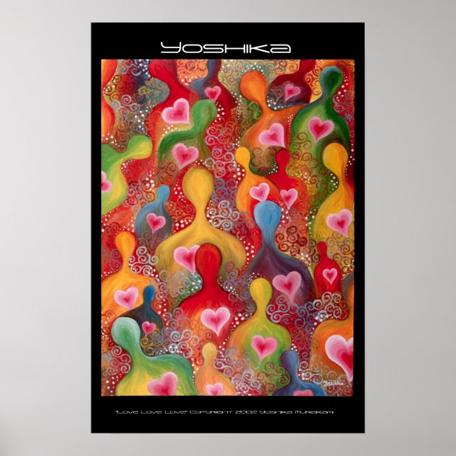 "Liebe Liebe Liebe" drucken Poster (Vorne)