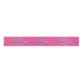 Liebe Liebe Liebe Elegant Rosa Ripsband