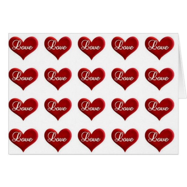 ***LIEBE LIEBE LIEBE***= LIEBE-KARTE (Vorderseite (Horizontal))