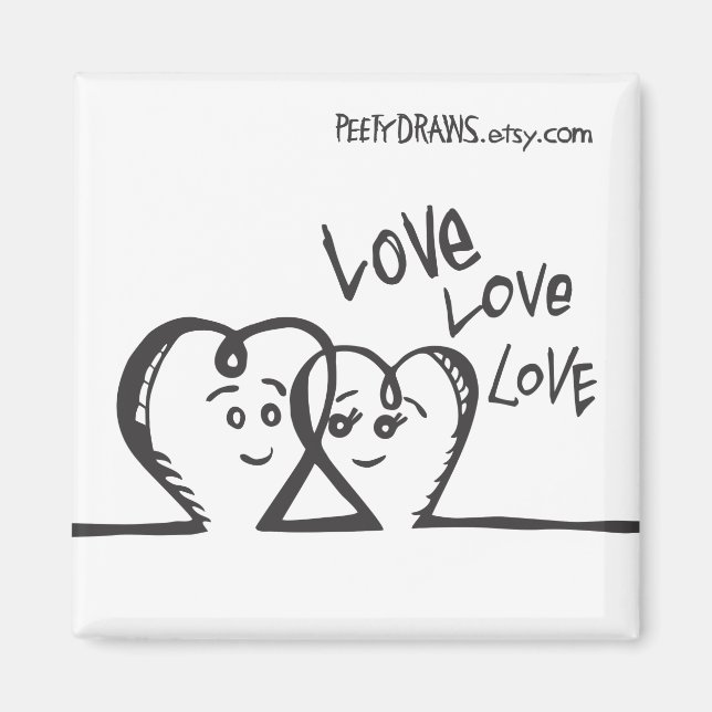 Liebe Liebe Liebe Magnet (Vorne)