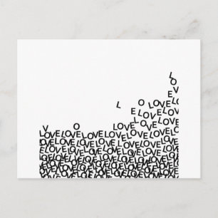 Liebe Liebe Liebe Postkarte