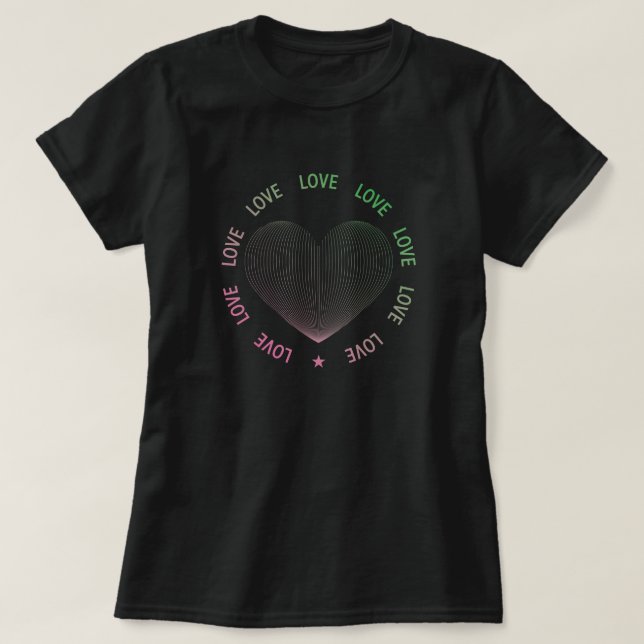 Liebe Liebe Liebe T-Shirt (Design vorne)