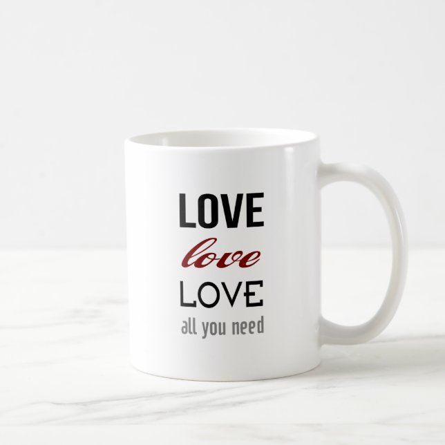 Liebe Liebe Liebe Tasse (Rechts)