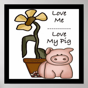 Liebe...Liebe mein Schwein Poster
