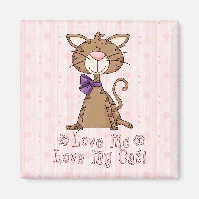 Liebe, Liebe, meine Katze Magnet (Vorne)