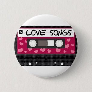 Liebe-Lied-Band Button