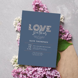 Liebe liegt im Brautparty des Valentinstag F Folieneinladung