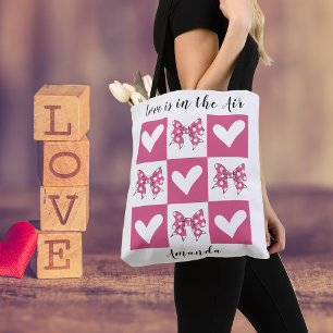 Liebe liegt in der Luft Block Herz Schleife Stil