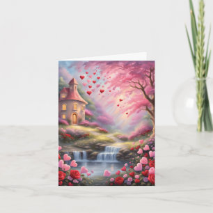 Liebe liegt in der Luft Fantasy-Landschaft Valenti Karte
