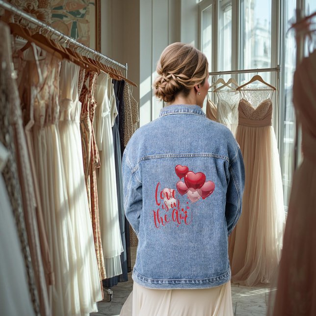 Liebe liegt in der Luft Jeansjacke (Von Creator hochgeladen)