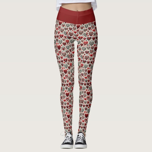 Liebe liegt in der Luft Leggings (Vorderseite)