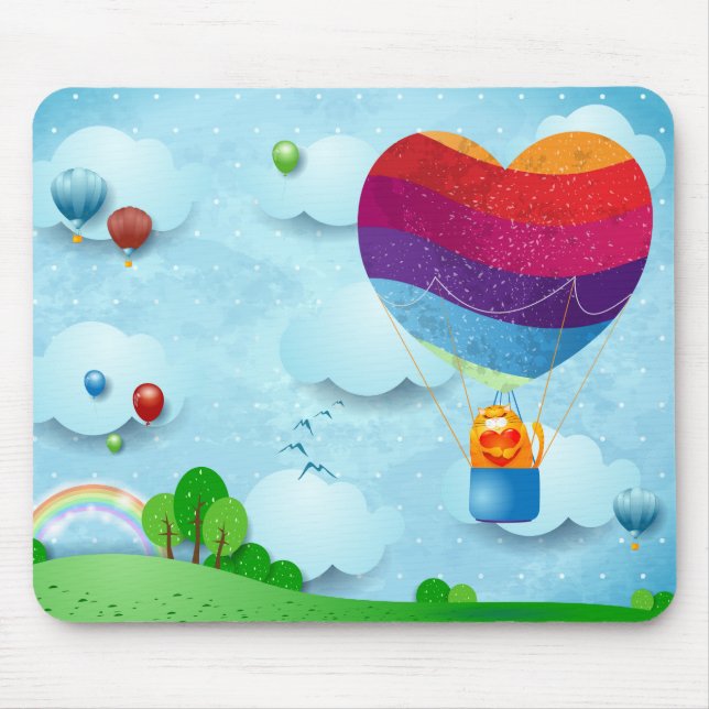 Liebe liegt in der Luft Mousepad (Vorne)