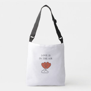 "Liebe liegt in der Luft" Niedliche Gepäcktasche f Tragetaschen Mit Langen Trägern