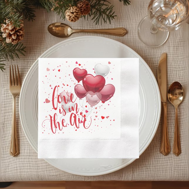 Liebe liegt in der Luft Papier Serviette (Von Creator hochgeladen)