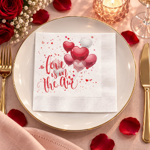 Liebe liegt in der Luft Papier-Serviette Serviette